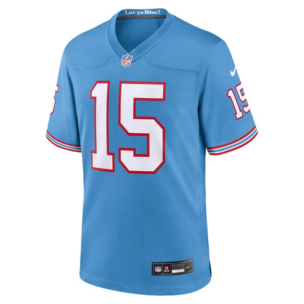 Nick Westbrook-Ikhine Tennessee Titans Nike Oilers Throwback Player Game Jersey - Light Blue