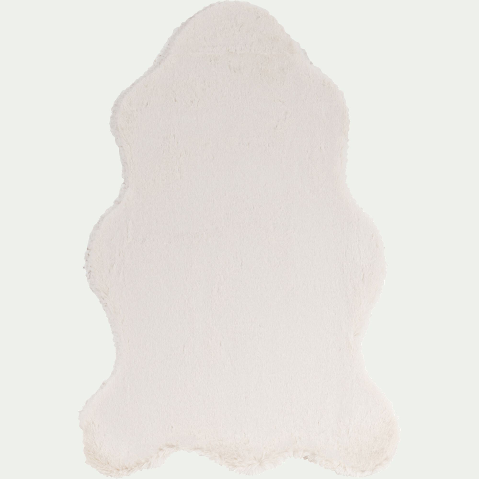 JOUVE - Tapis imitation fourrure - beige 60x90cm