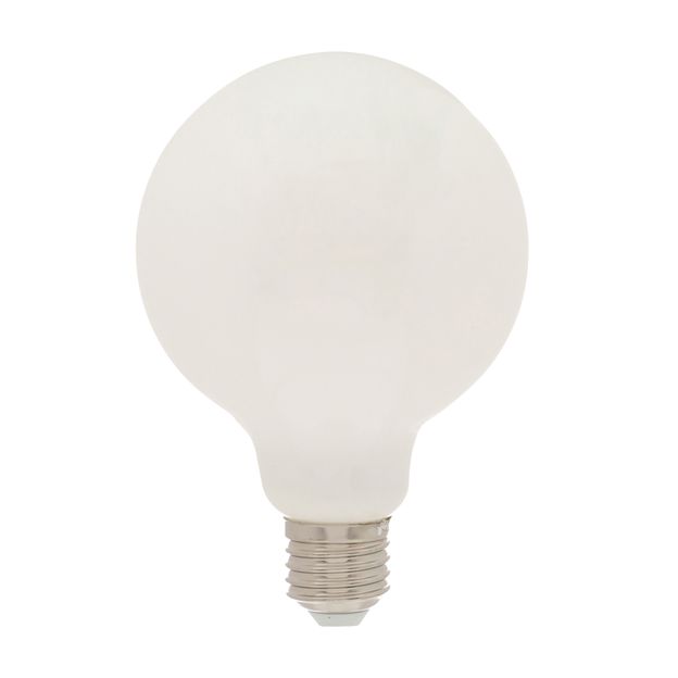 LÂMPADA DE FILAMENTO MILKY 5W G80 E27 127 220V LUZ AMARELA SAVE ENERGY