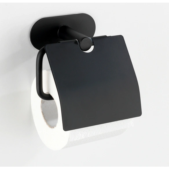 Toilettenpapierhalter »Turbo-Loc Orea black«, Edelstahl, schwarz/matt
