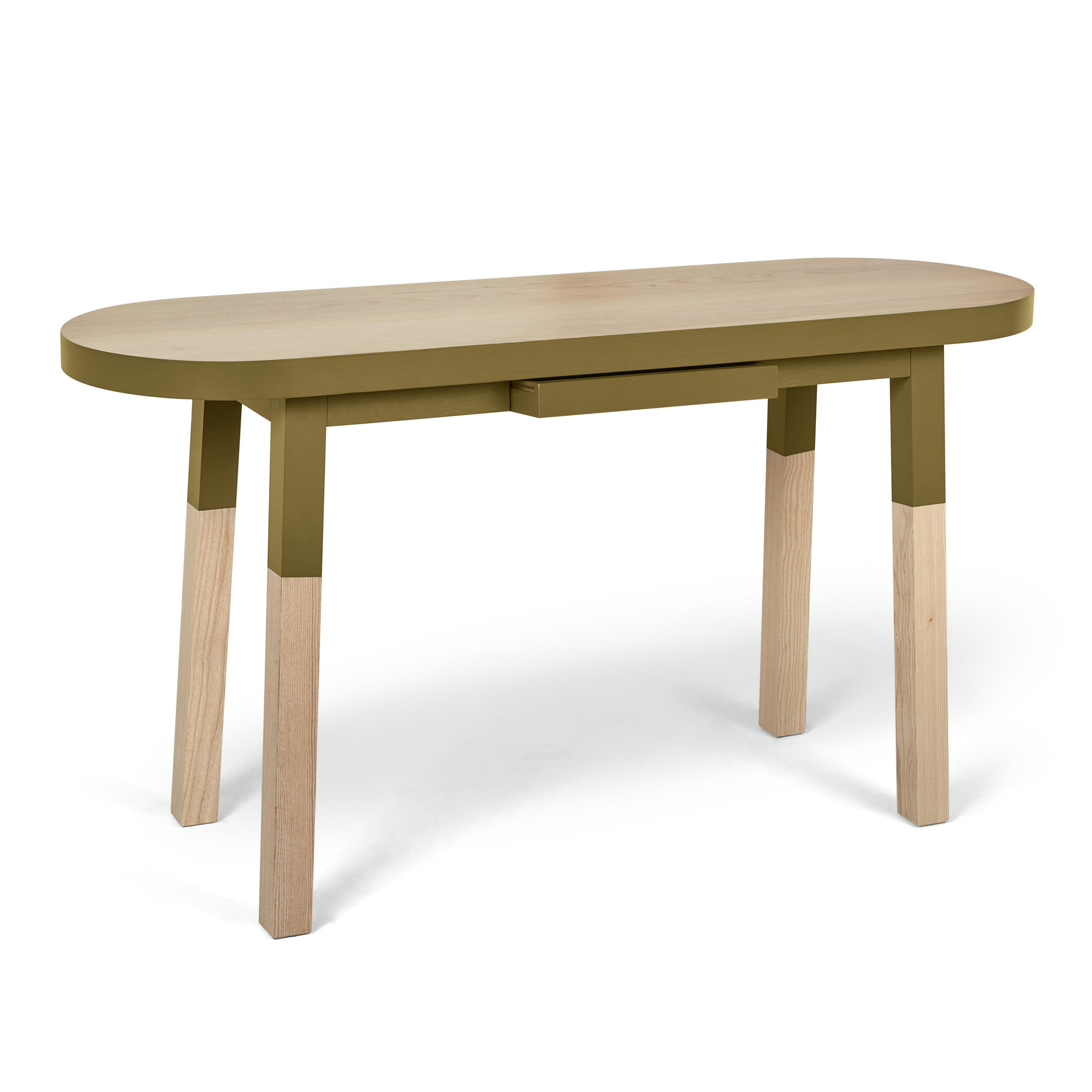 EGEE - Bureau Console 100 cm, 100% frêne massif
