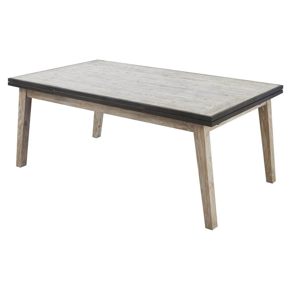 Emerald Synchrony Solid Pine Extension Gathering Table