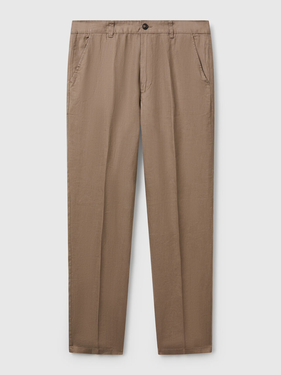 Chinos in pure linen