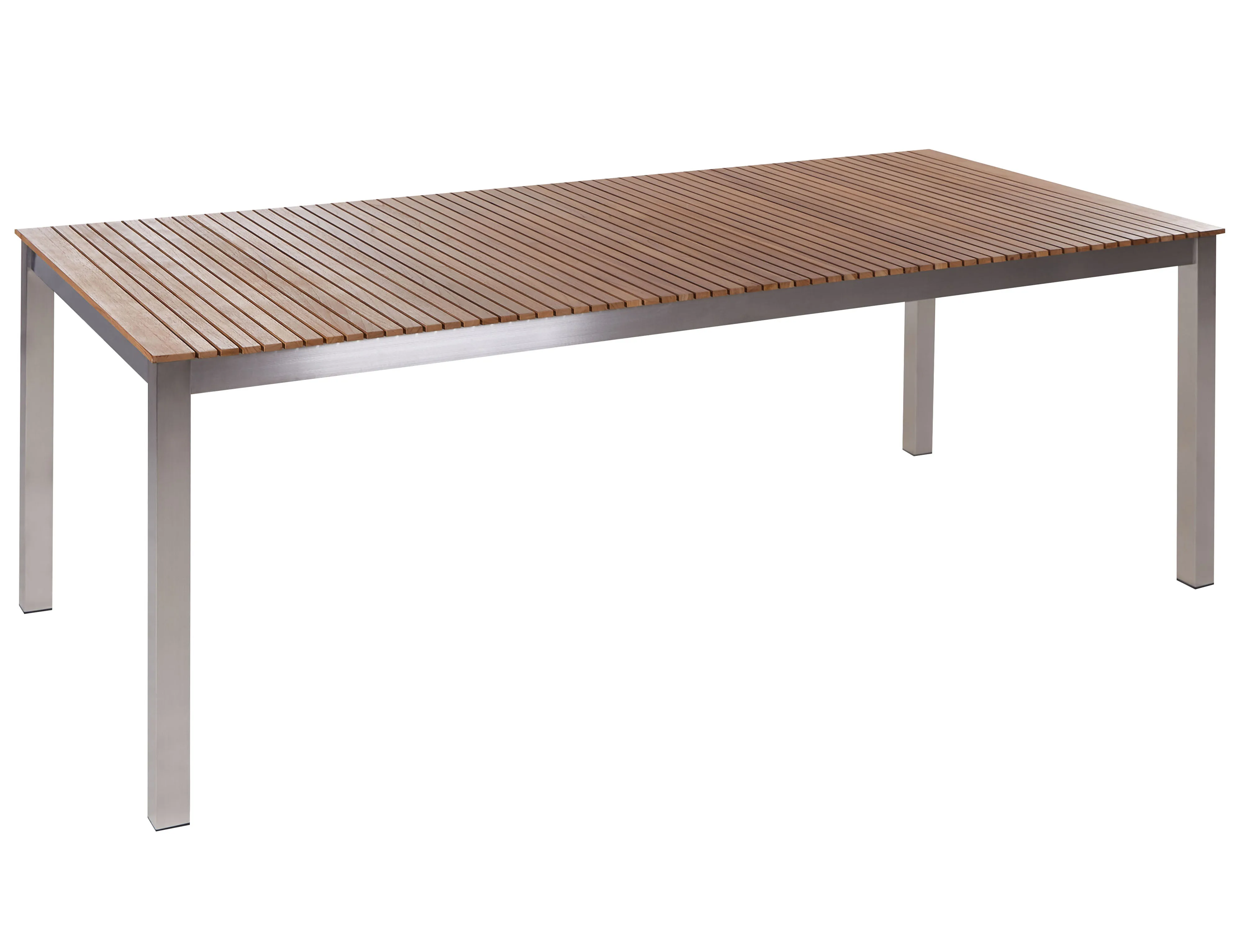 Garden Dining Set 6 Seater VIAREGGIO Certified Teak Wood Brown