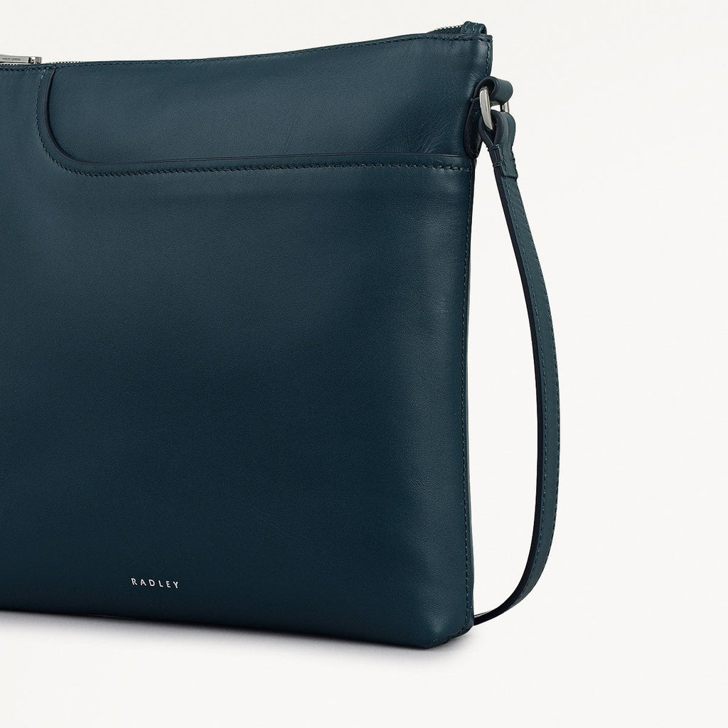 Pockets - Large Ziptop North-South Cross Body Bag