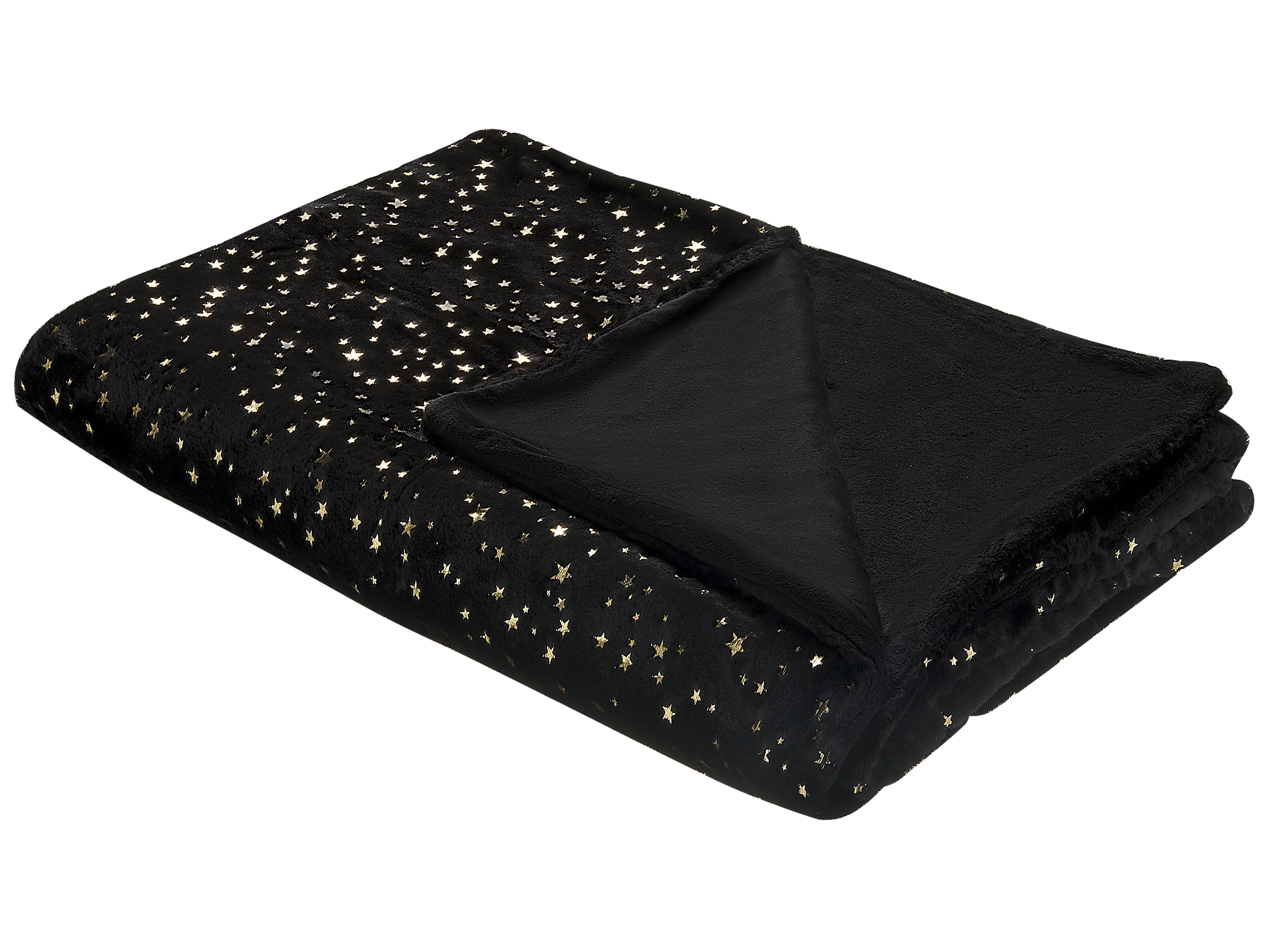 Blanket ALAZEYA 130 x 180 cm Black