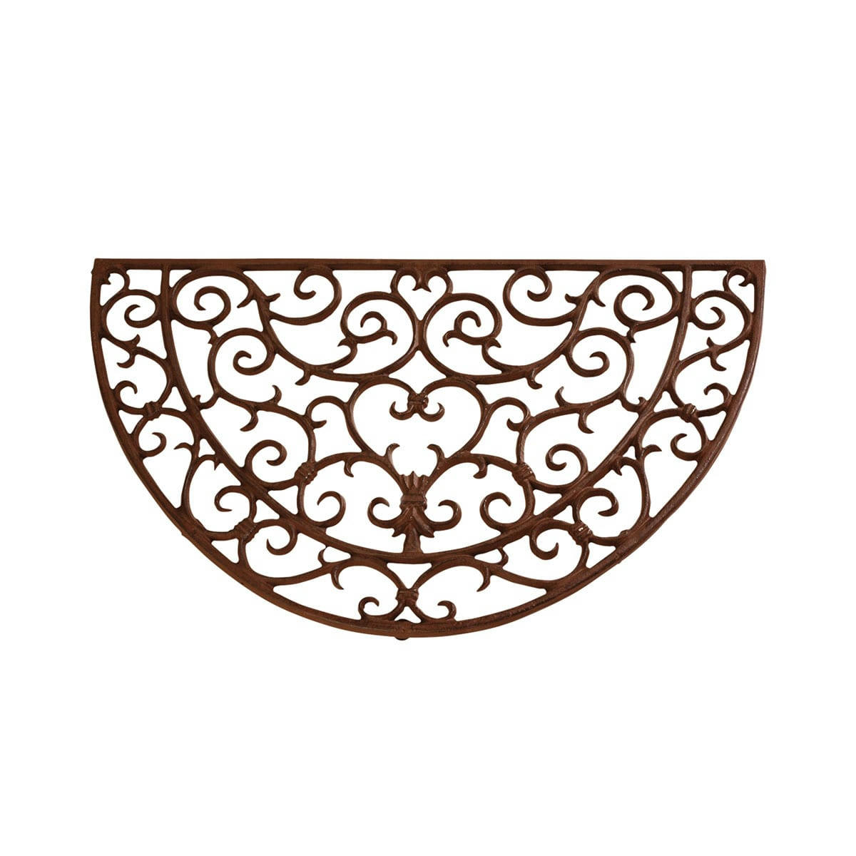 - Paillasson demi-lune en fonte