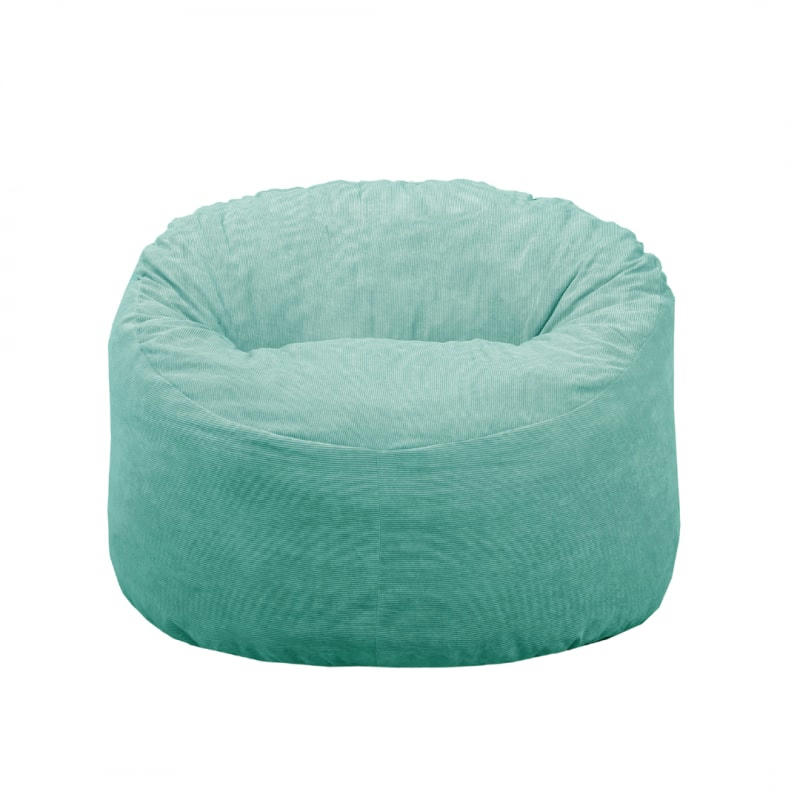- Pouf  Velours Côtelé  Vert 100 cm