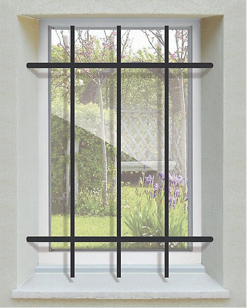 Grille de Defense Close pour Fenetre H 115 cm x L 160 cm (côte tableau)