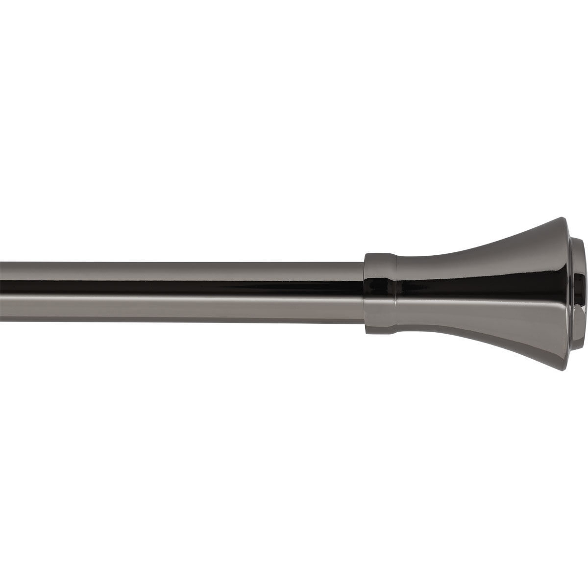 Kit varão extensível BRASSERIE cinza grafite 120-210cm