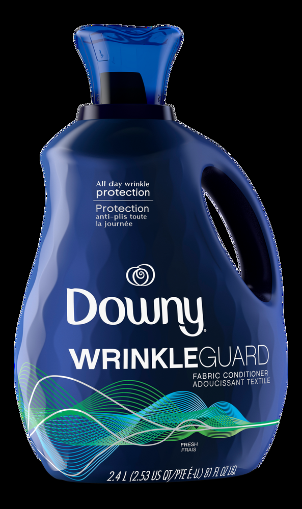 Downy WrinkleGuard Liquid Fabric Softener and Conditioner, Fresh, 81 fl oz