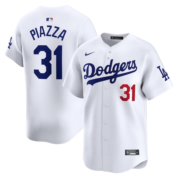 Mike Piazza Los Angeles Dodgers Nike Home Limited Player Jersey - White