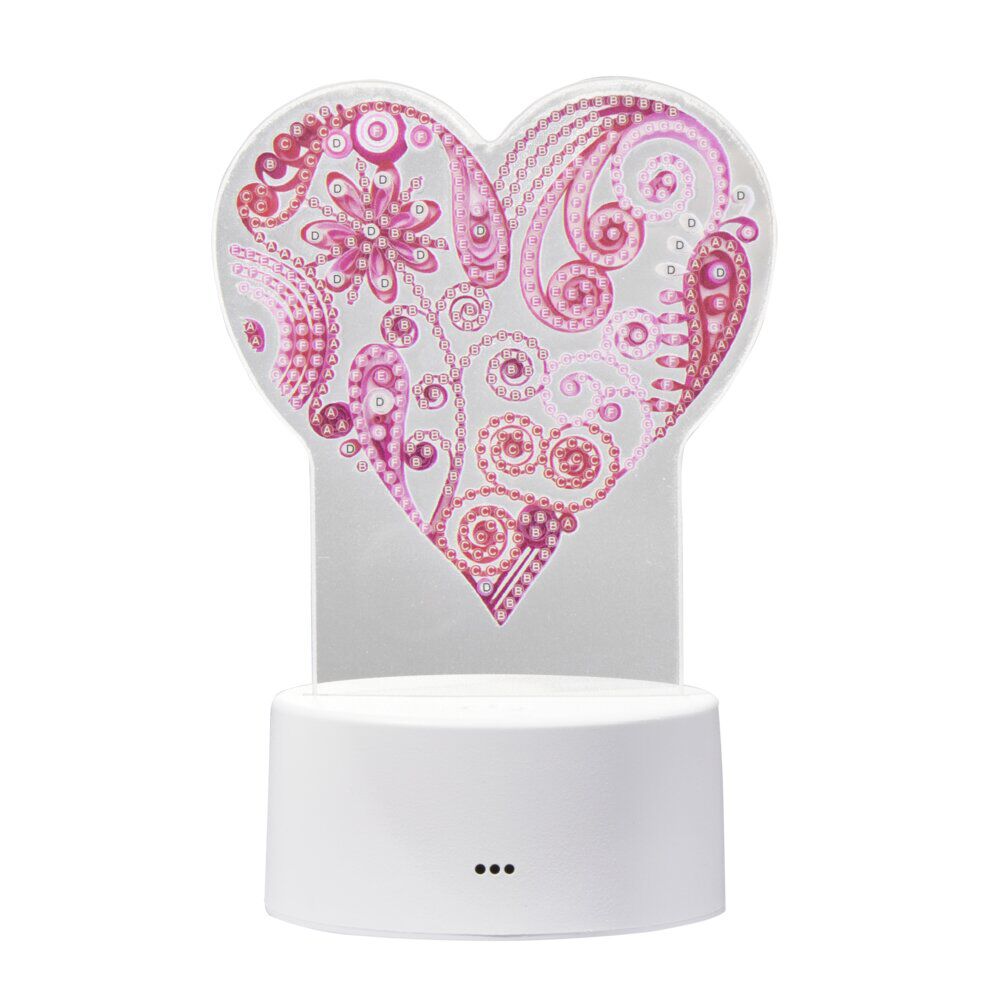 Veilleuse LED créative diamant à coller pour enfant