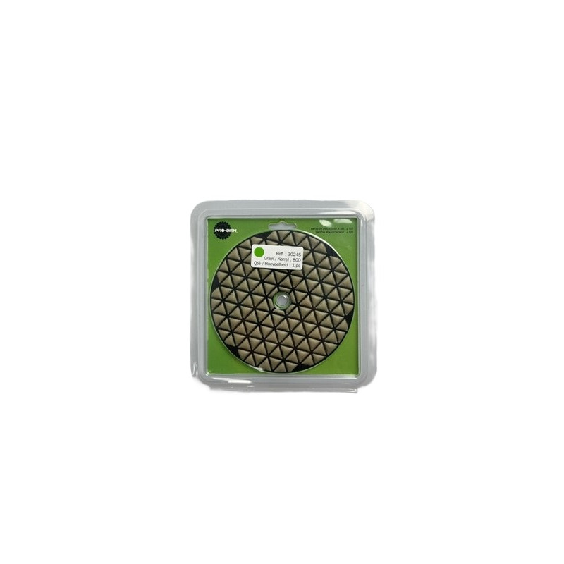 Patin de polissage diamant grain 800 Ø 125 mm PRO-DIAM