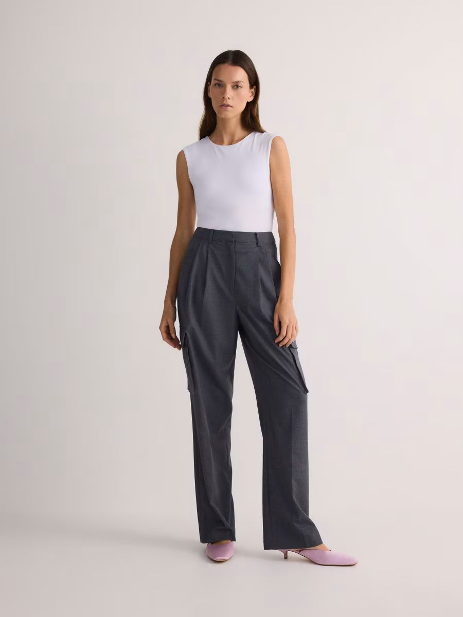 Rib Knit Jersey Bodysuit