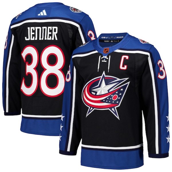 Boone Jenner Columbus Blue Jackets adidas Reverse Retro 2.0 Authentic Player Jersey - Black