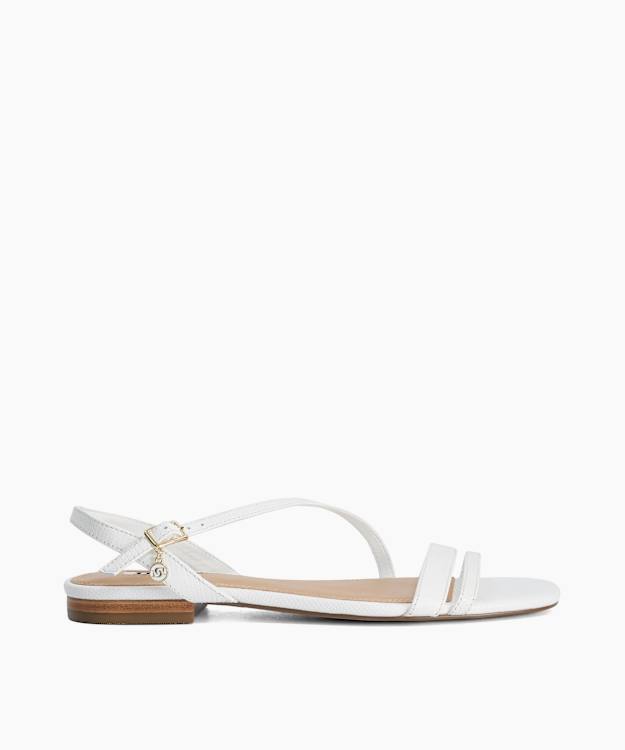 Levon White - Flat Leather Sandals