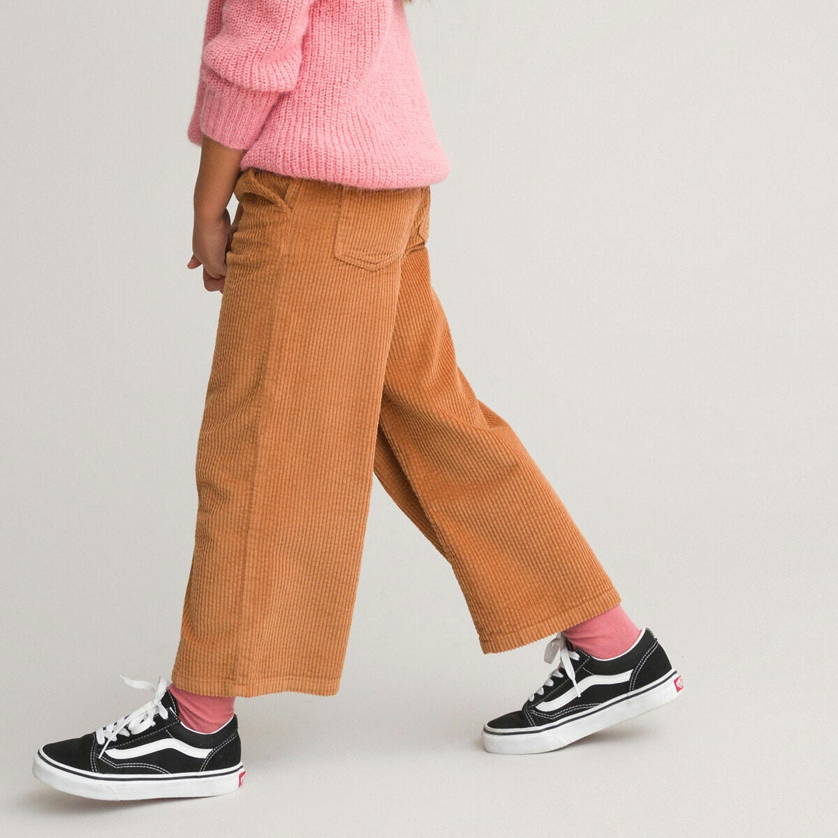 Pantalon large en velours côtelé