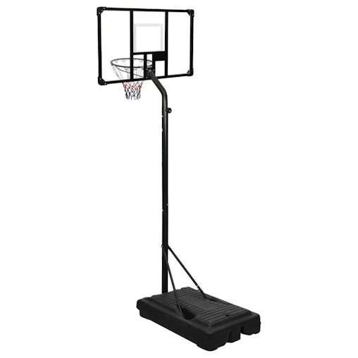 NNEVL Basketball Stand Transparent 256-361 cm Polycarbonate