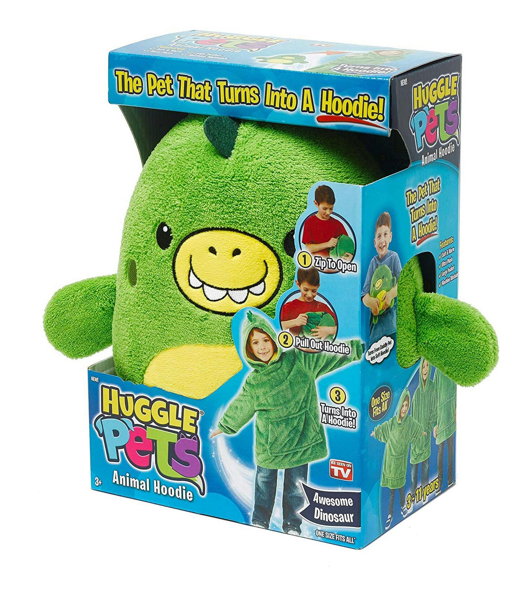 As Seen On TV Huggle Pets Dinosaur Hoodie