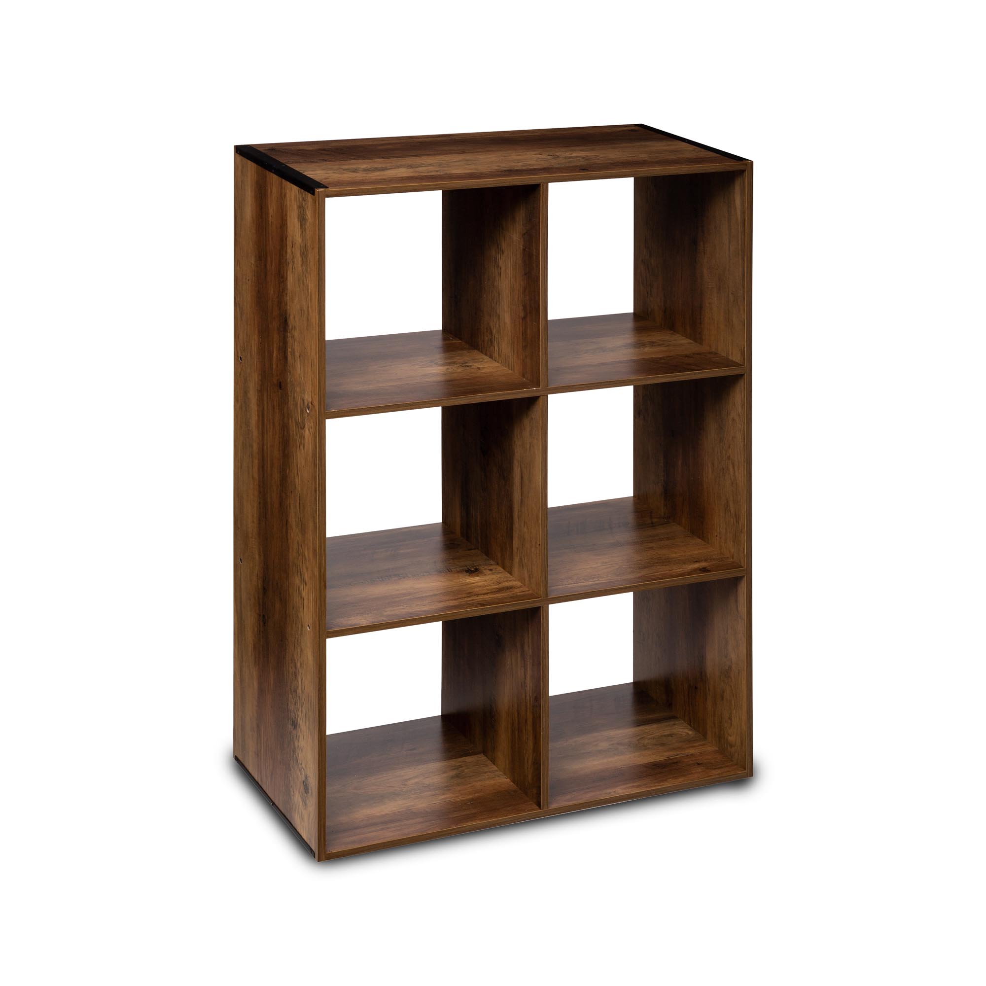 Estante indus castanho escuro para 6 cubos MIXMODUL