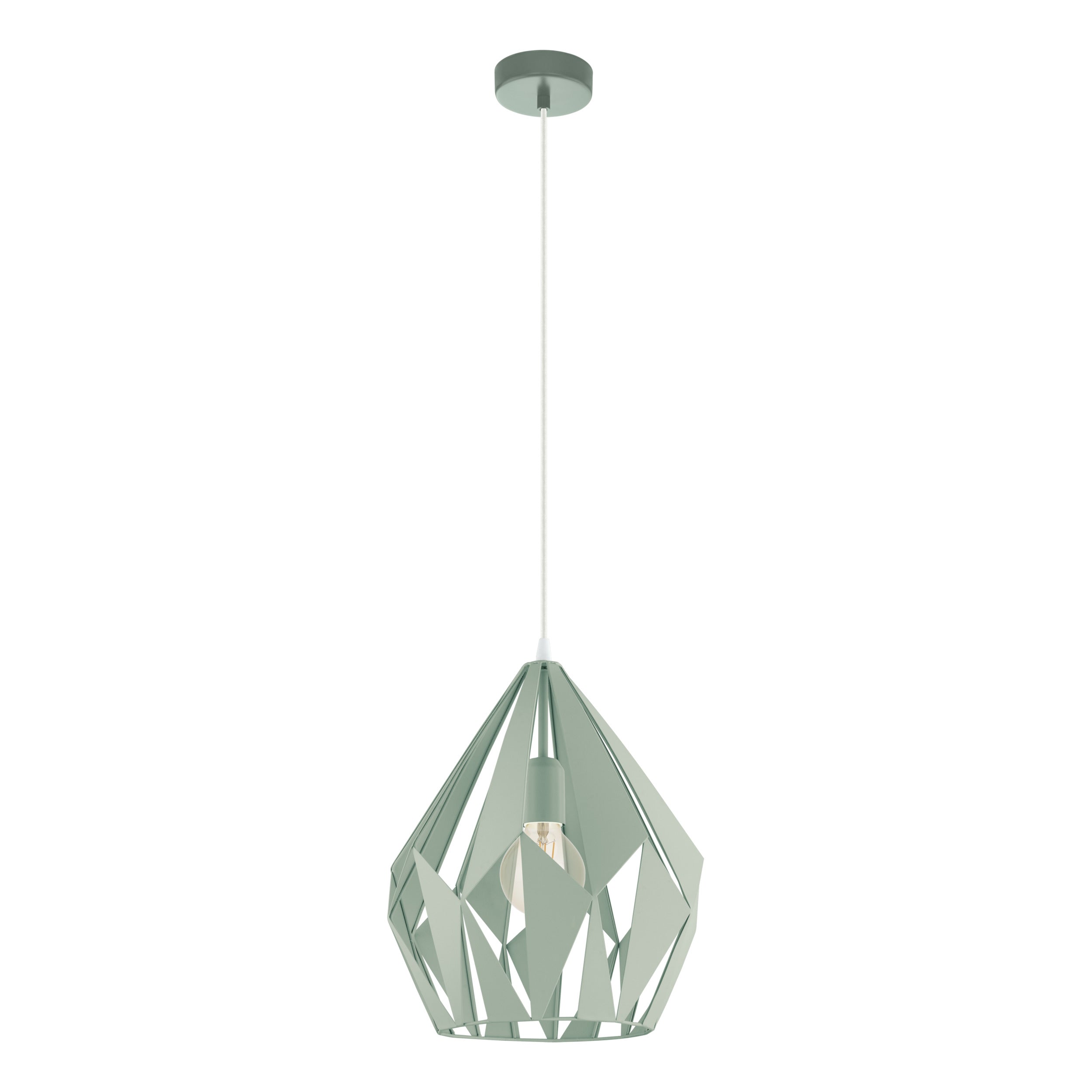 EGLO hanglamp Carlton-P - Ø31 cm - e27 - groen