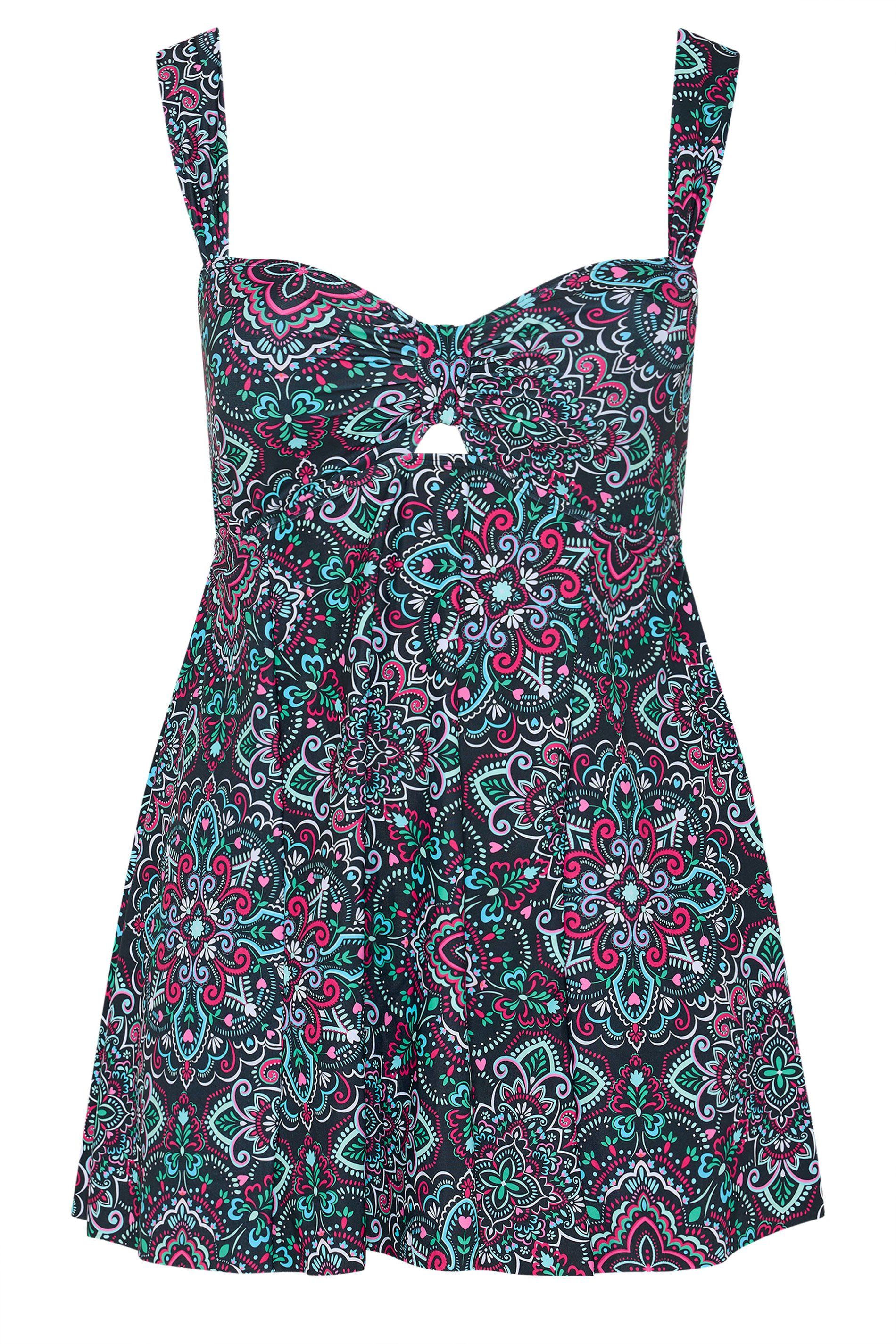 Yours Aztec Print Swim Dress