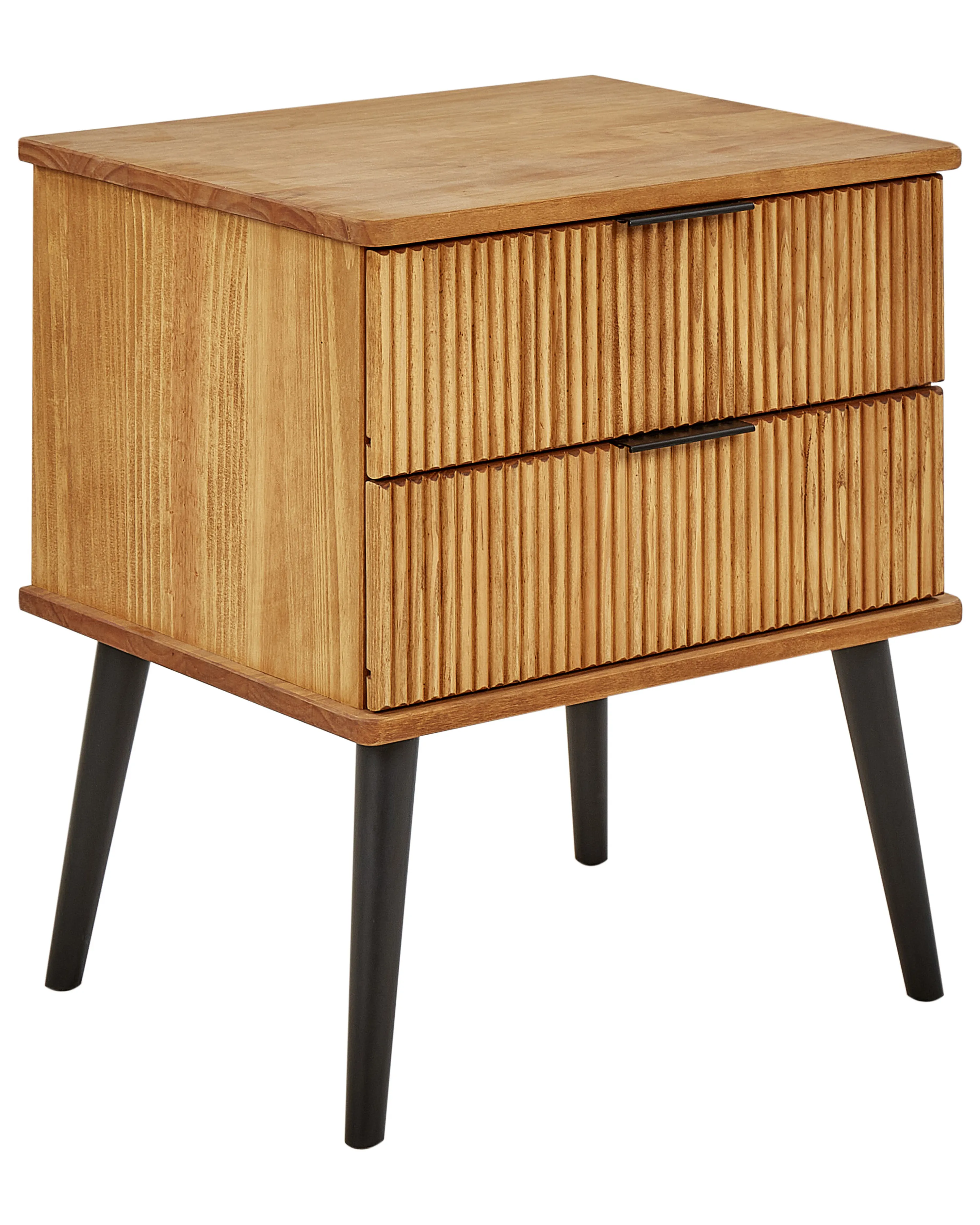 2 Door Sideboard TIMMINS Pine Wood Brown