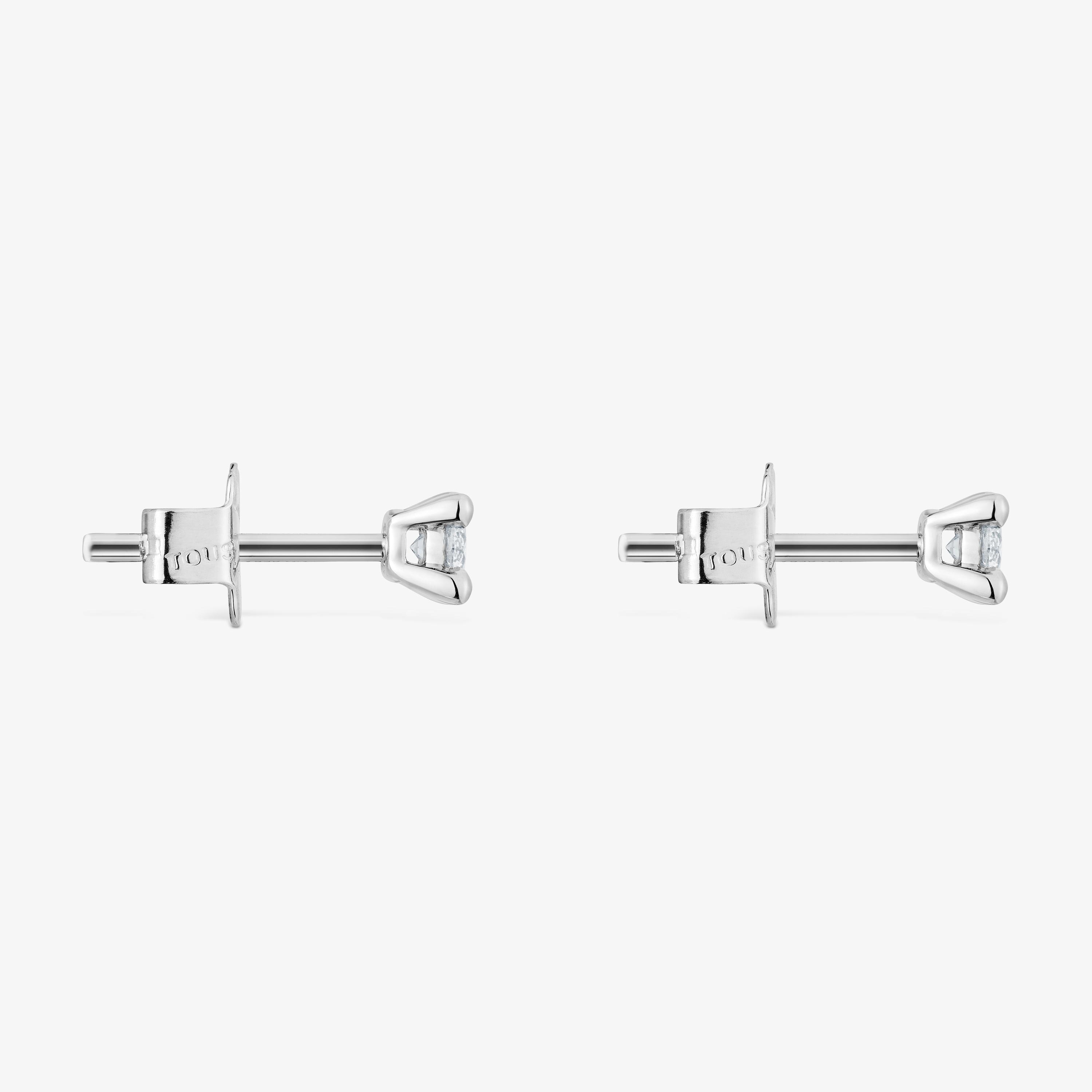Pendientes de platino con diamantes creados en laboratorio 0,17 ct Shine LGD