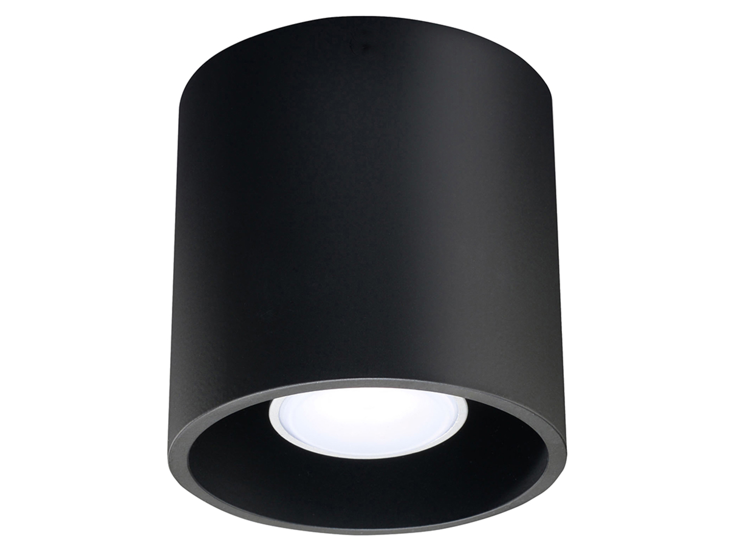 Plafon Orbis aluminiowy 10 cm czarny