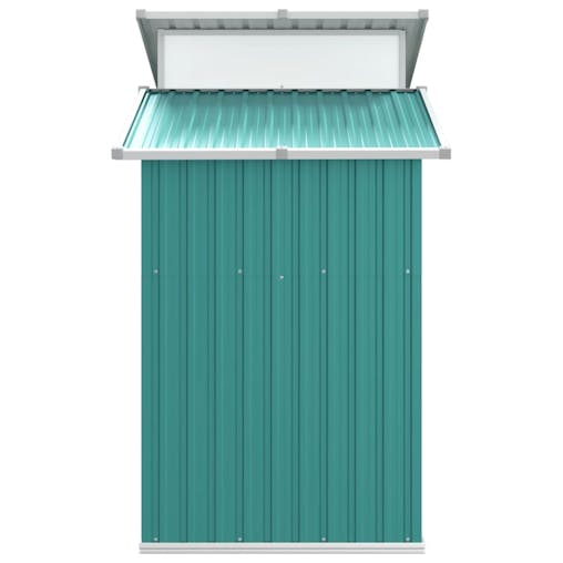 NNEVL Garden Shed Green 270x130x208.5 cm Galvanised Steel