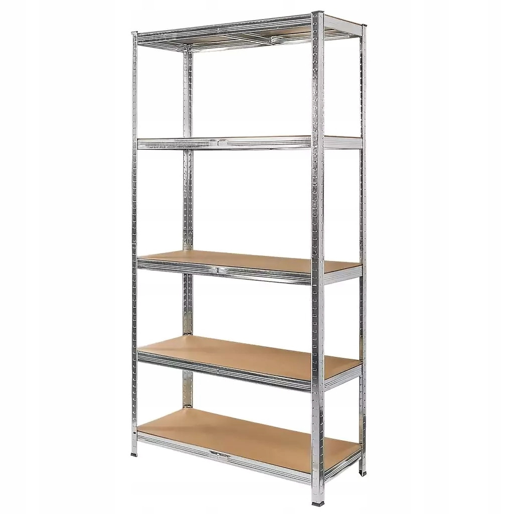 Regał Metalowy Magazynowy 205X100X40 Cm 2W1 5 Półek Garażowy 875Kg Mega-M