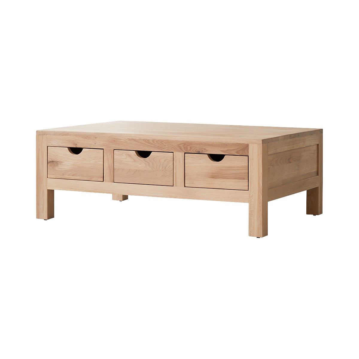 Tikamoon Massief eiken salontafel - Naturel
