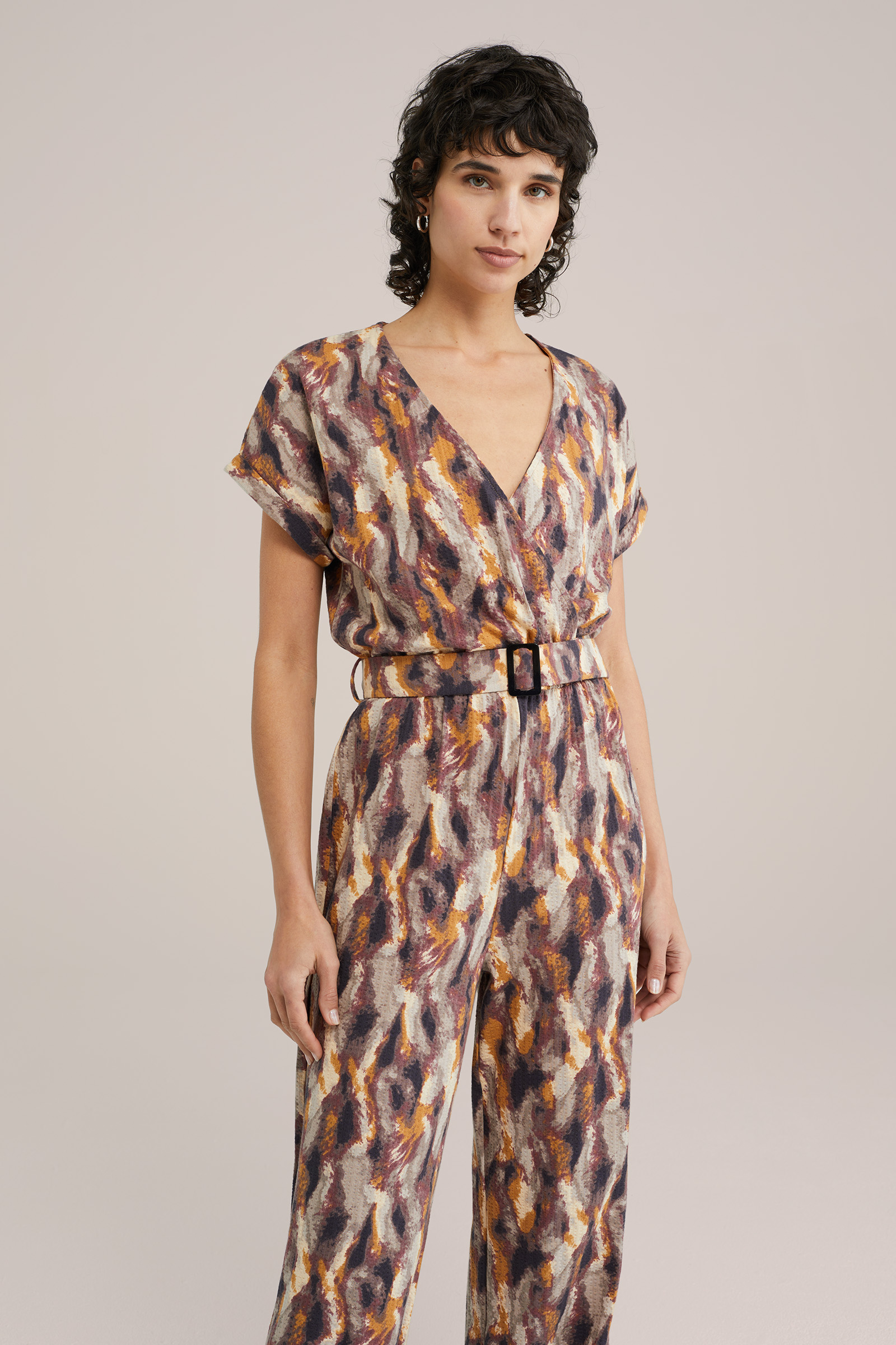 Dames jumpsuit met print