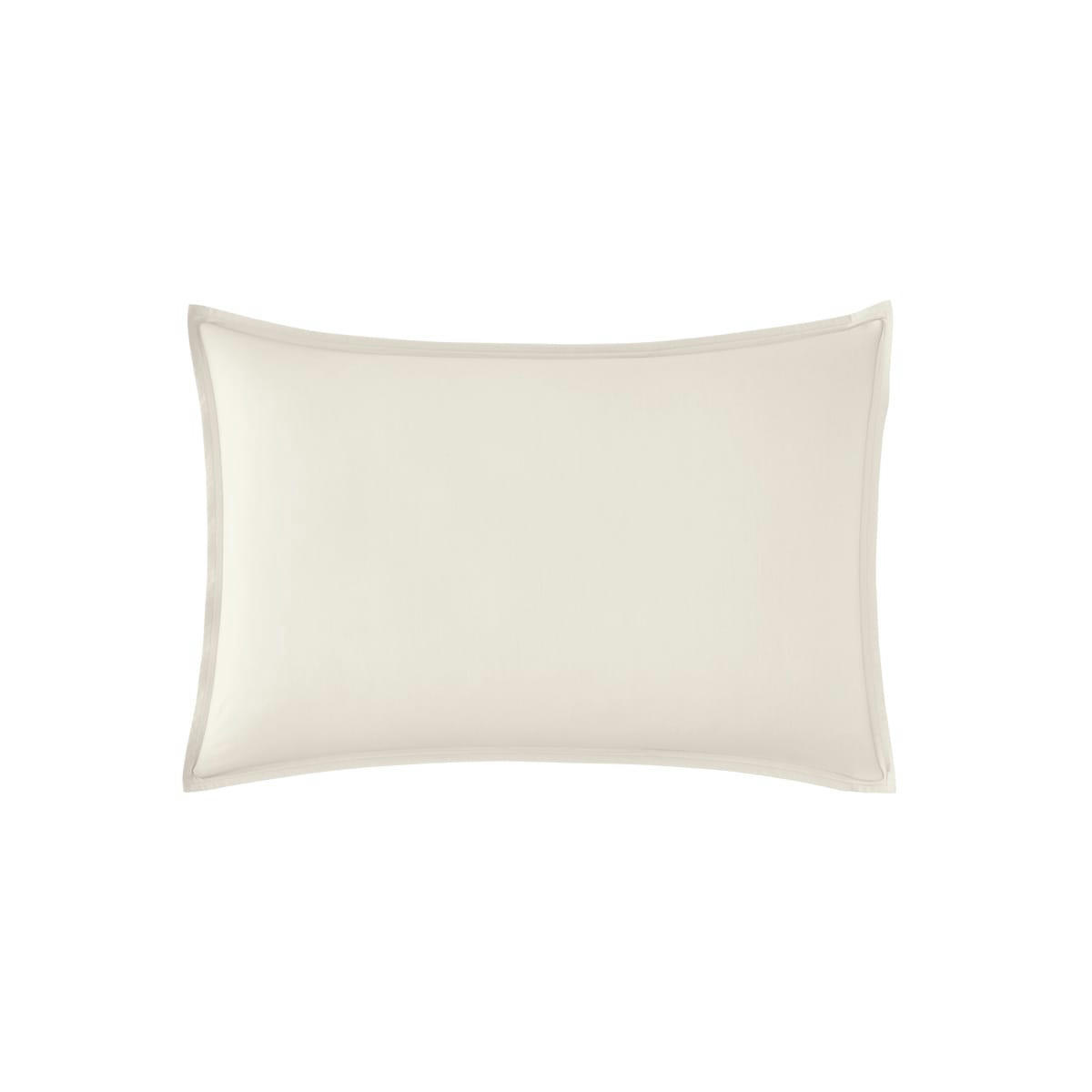 PREMIÈRE - Taie d'oreiller en percale de coton meringue 50x70