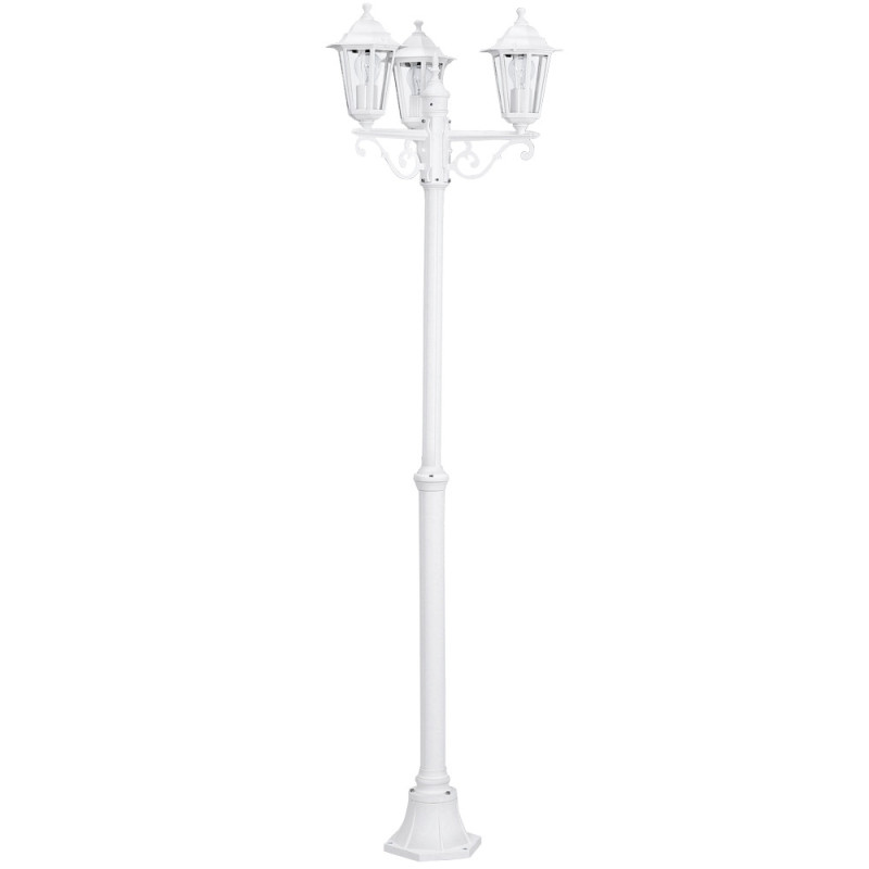 Lampadaire extérieur Laterna 5 inox E27 3 x 60 W EGLO