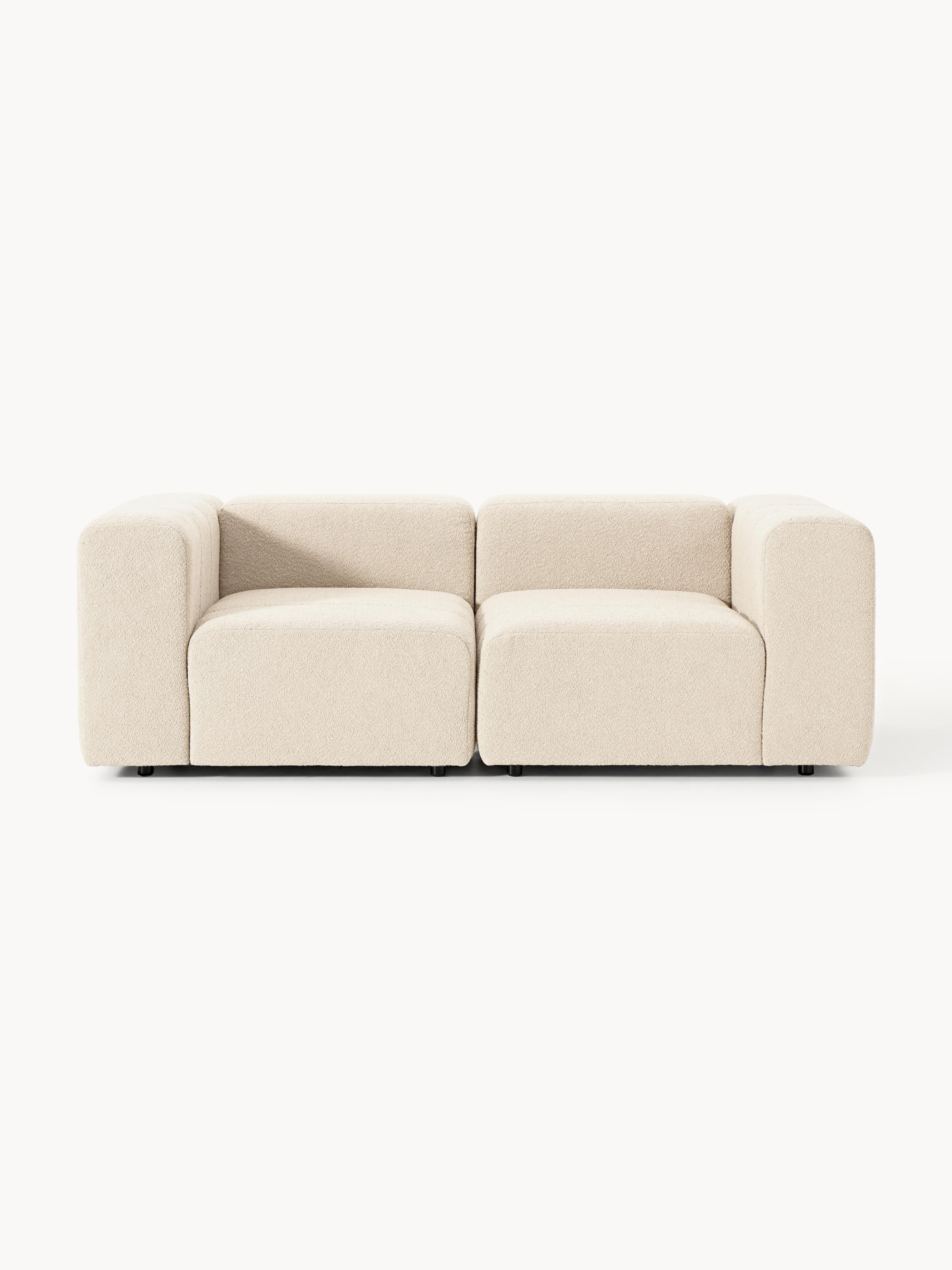 Modulares Bouclé-Sofa Lena (3-Sitzer)