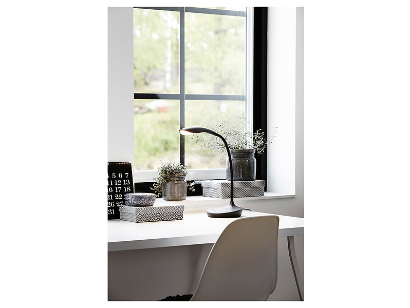 Lampka biurkowa Swan LED czarna