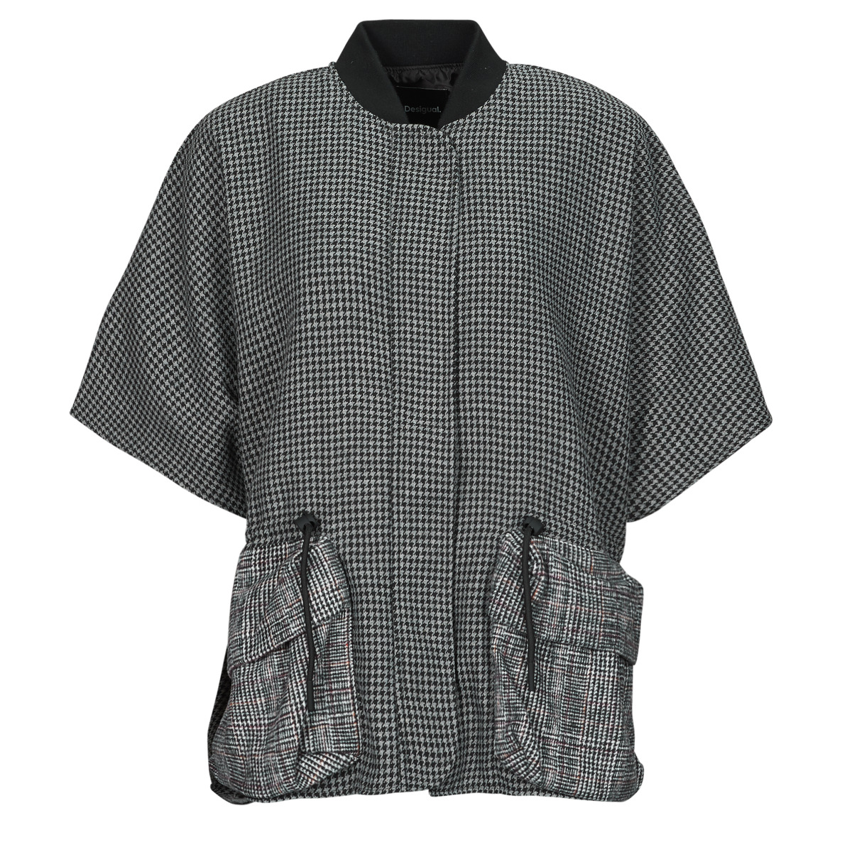 Desigual - PONCHO  HARRINGA RICHMOND V.2 - Black / Grey