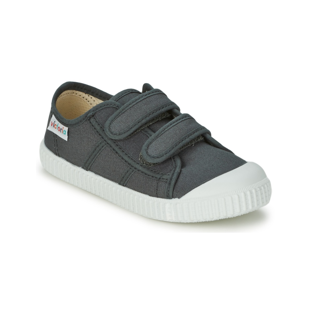 Victoria - BLUCHER LONA DOS VELCROS - Anthracite
