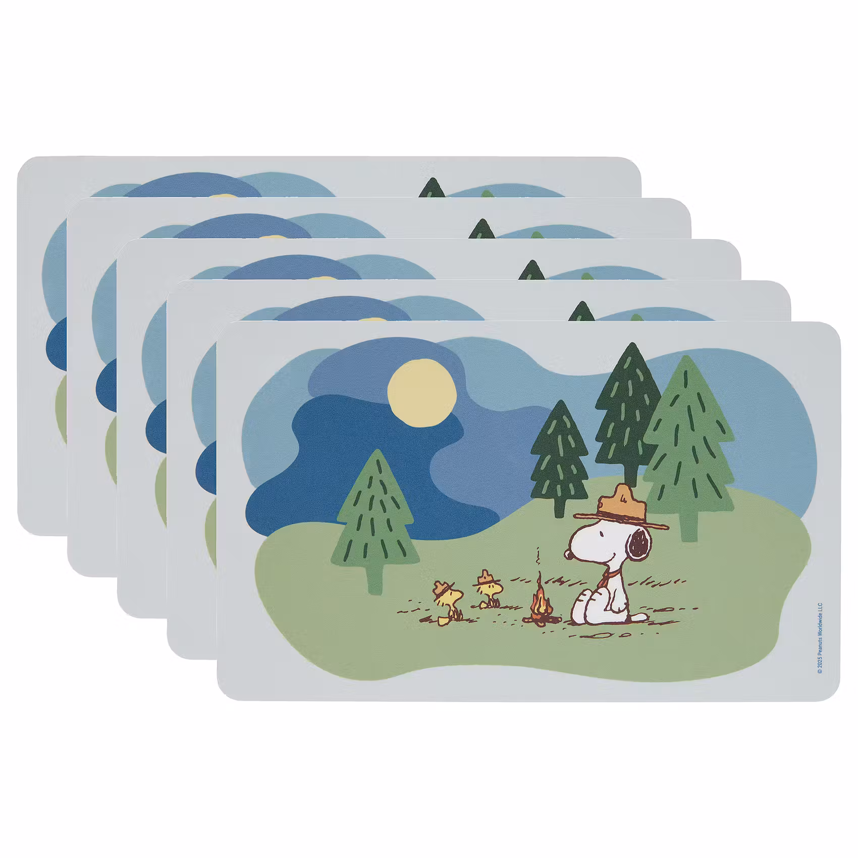 PEANUTS Frühstücksbrettchen 5er-Set