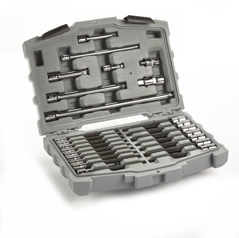 MAXIMUM Long Arm Hex Bit Socket & Extension Set, 24-pc