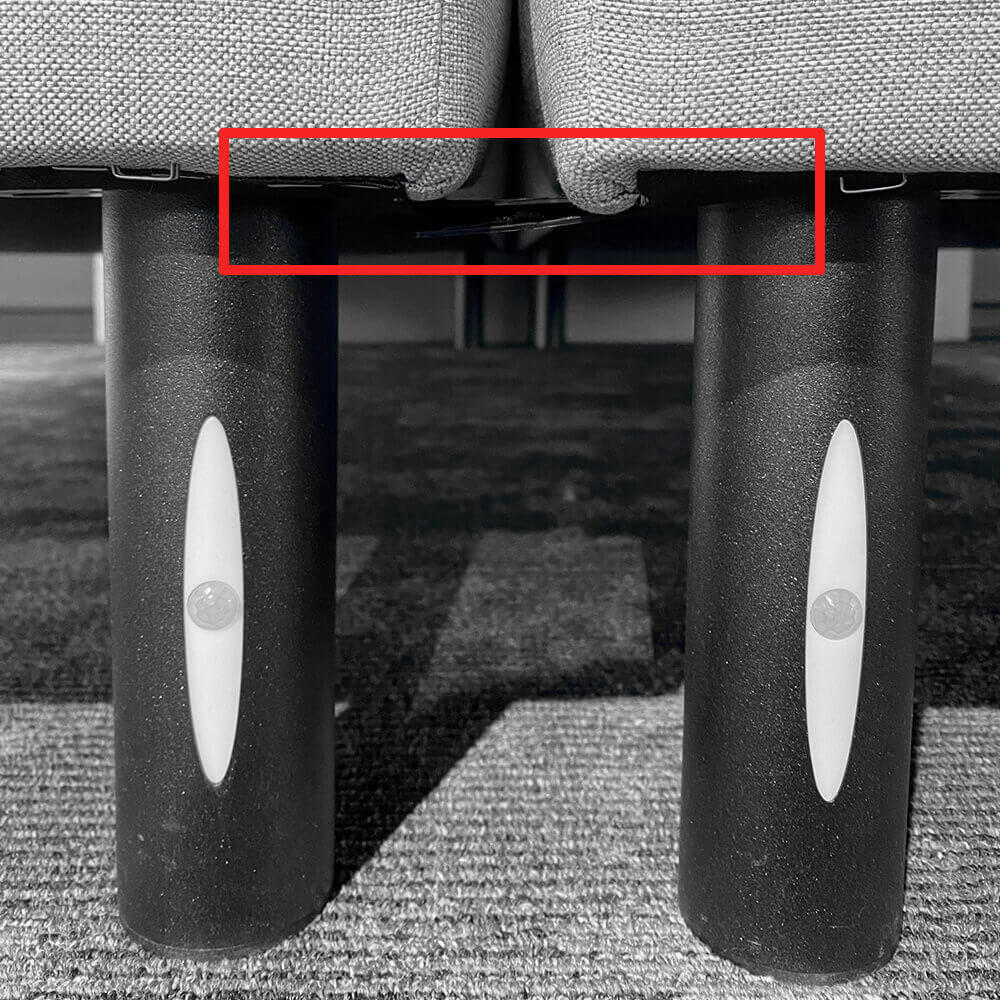 ACCESSOIRES - Lot de 2 kits de jonction pour sommiers (1 paire)