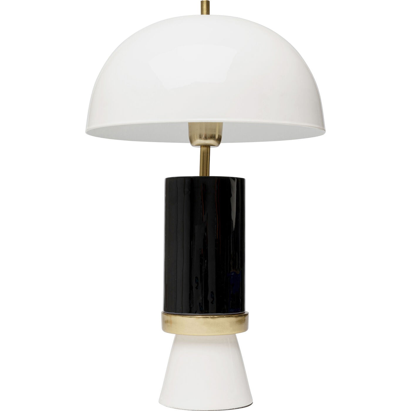 Tafellamp Josy wit en zwart Kare Design