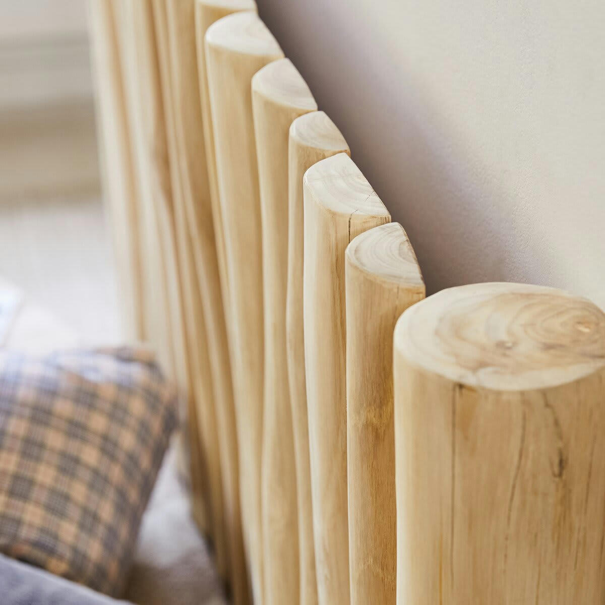 RIVER - Tête de lit enfant en teck massif 120 cm