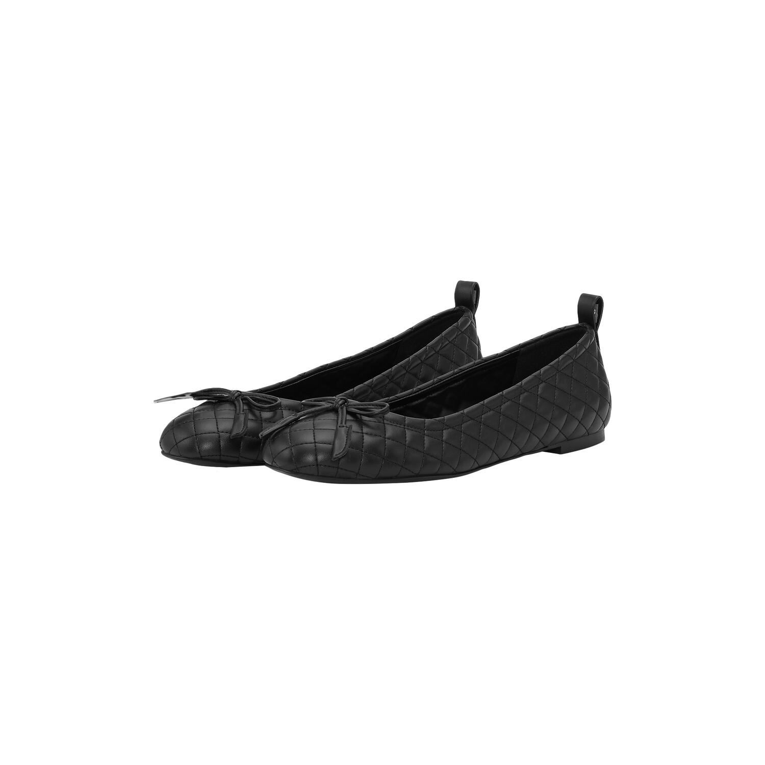 Quilted Ballerina, black black