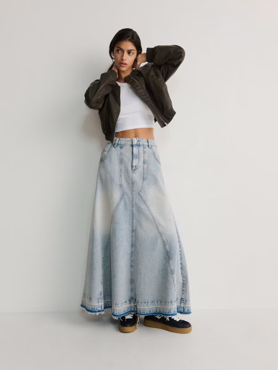 Faux Leather Bomber Jacket