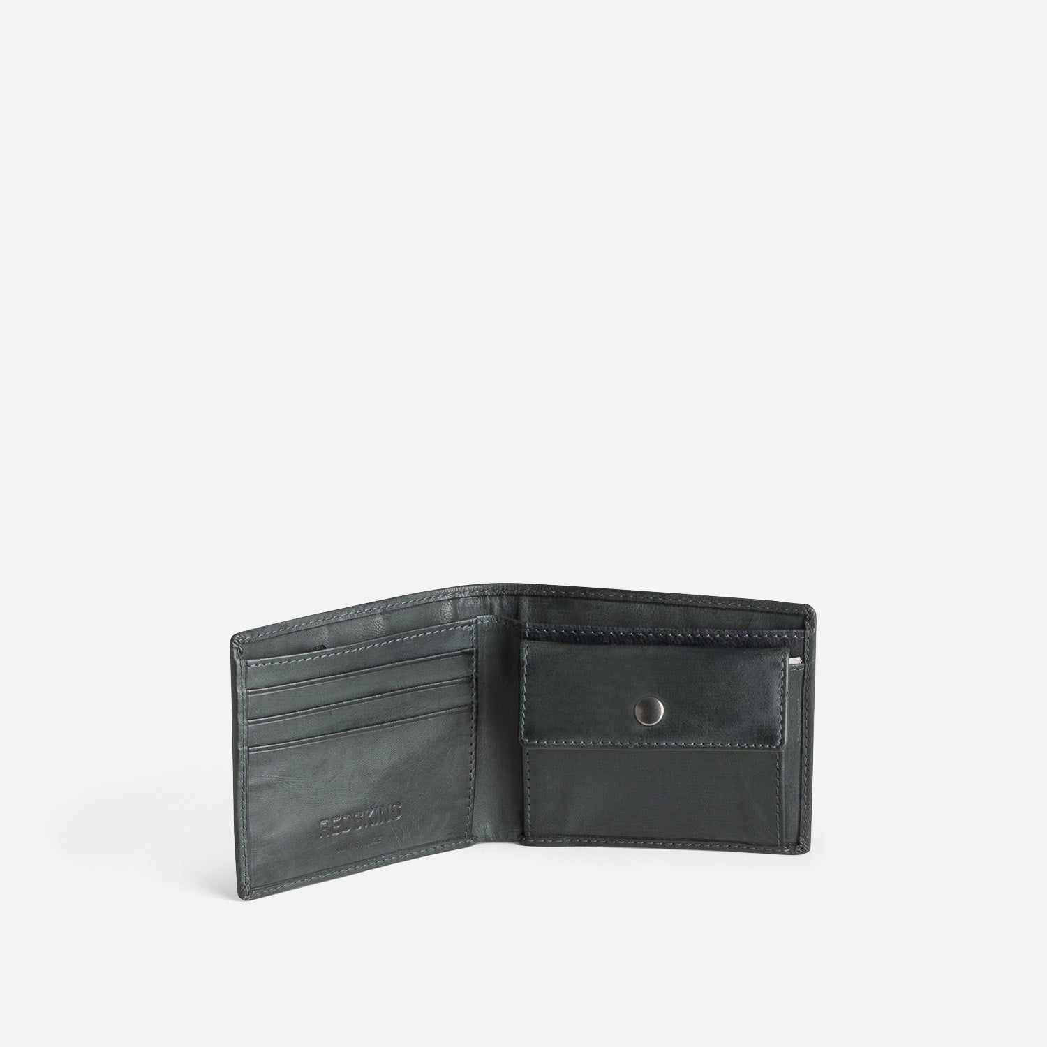 Portefeuille REDSKINS noir cuir embossé