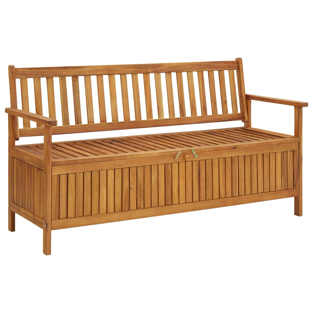 VidaXL Ławka Brąz 148 cm Drewno