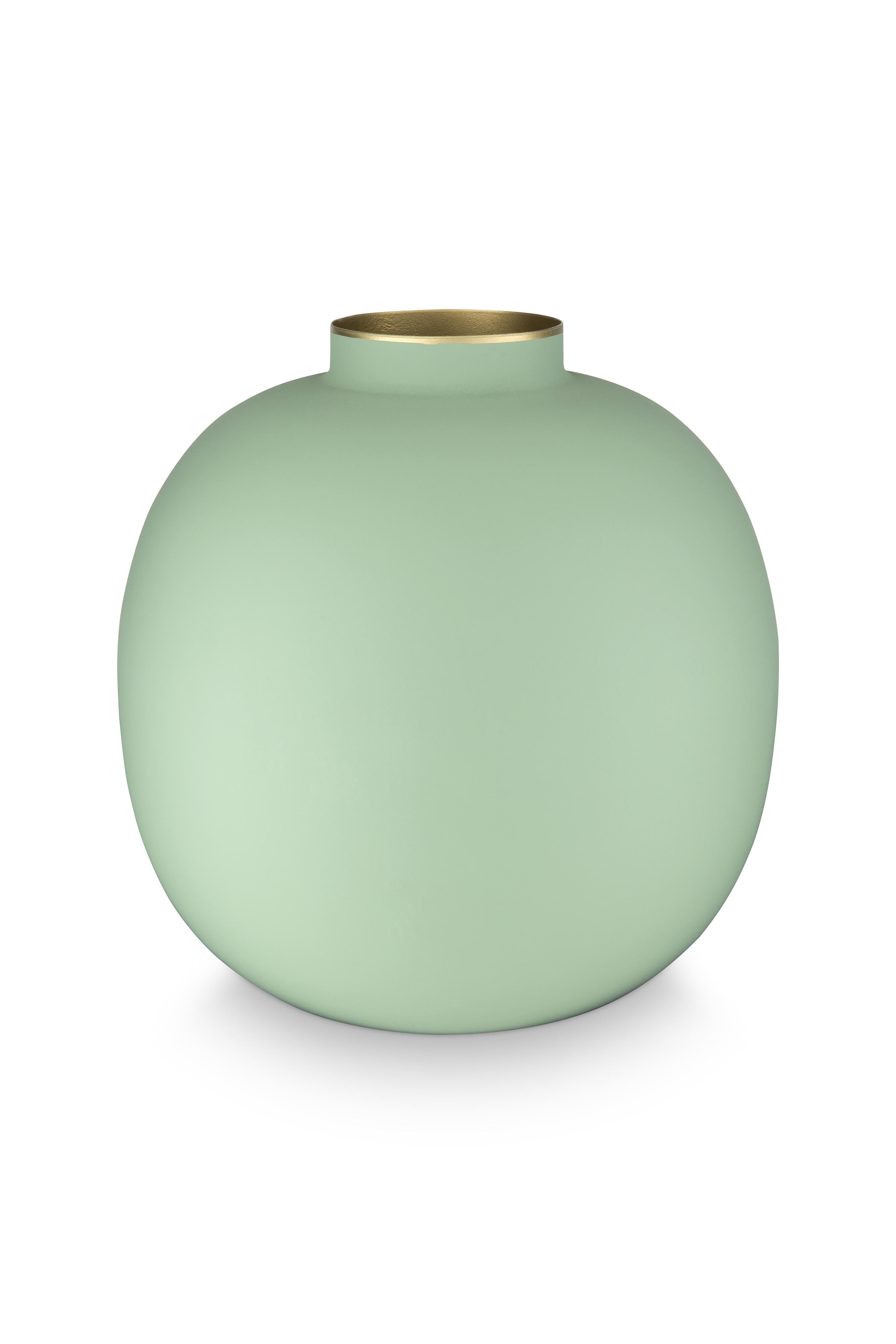 Pip Studio - Bloemenvaas - Groen - Metaal - 23cm